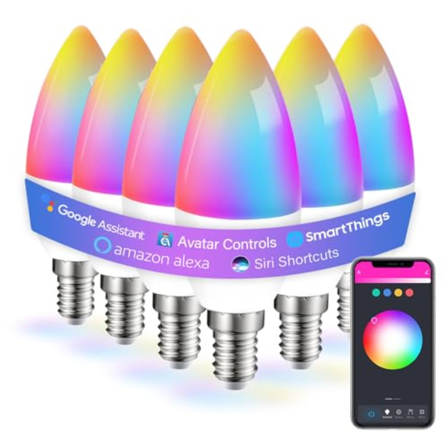 Smart Ceiling Fan Alexa Wifi - Smart Bulbs, Alexa WiFi Candelabra Smart