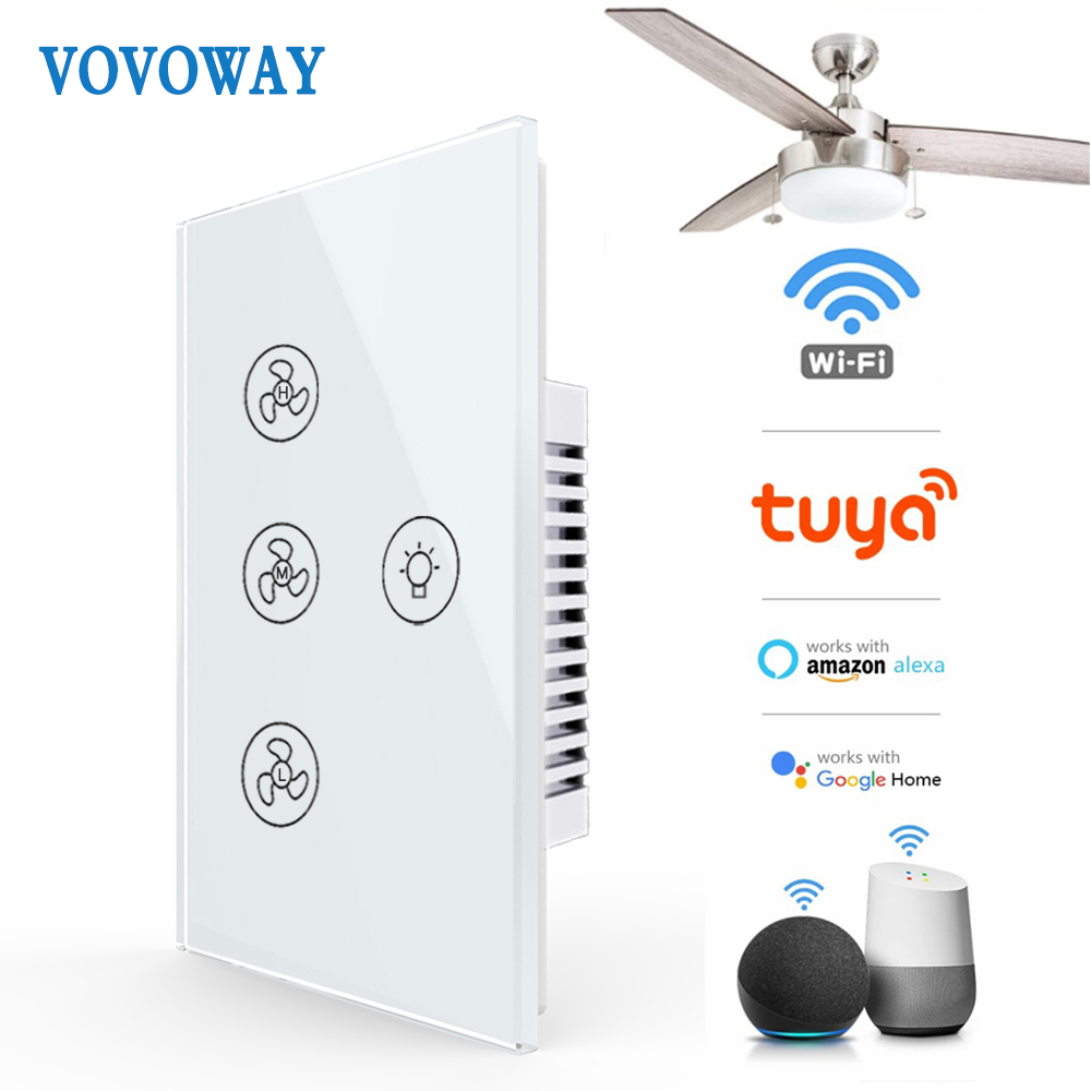 Smart Ceiling Fan Alexa Wifi - Smart Wifi Fan Light Switch,US/AU Ceiling