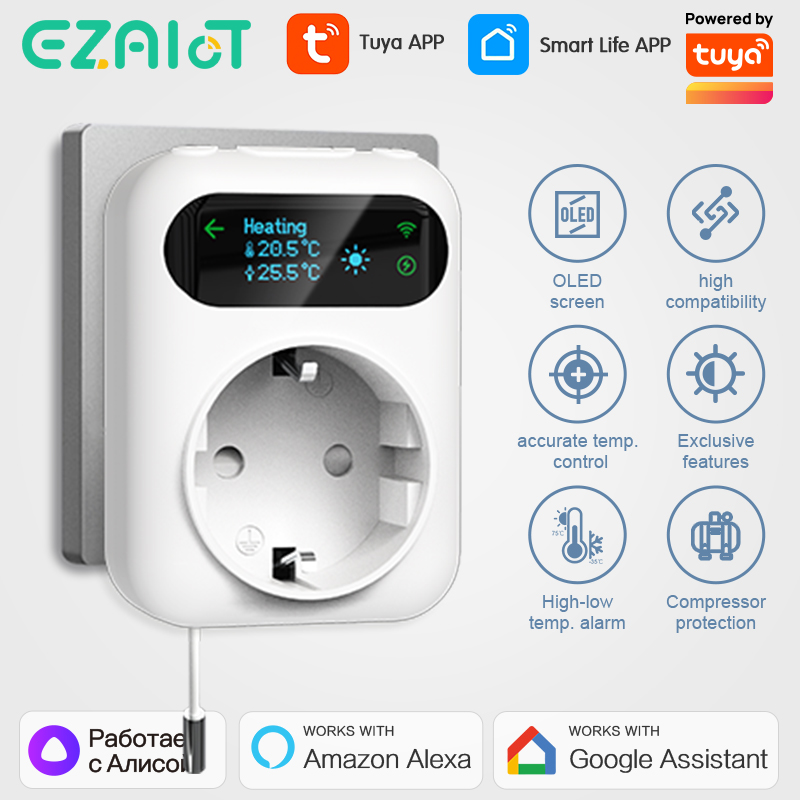 Smart Ceiling Fan Alexa Wifi - Smart WiFi Socket Thermostat Boiler Fan