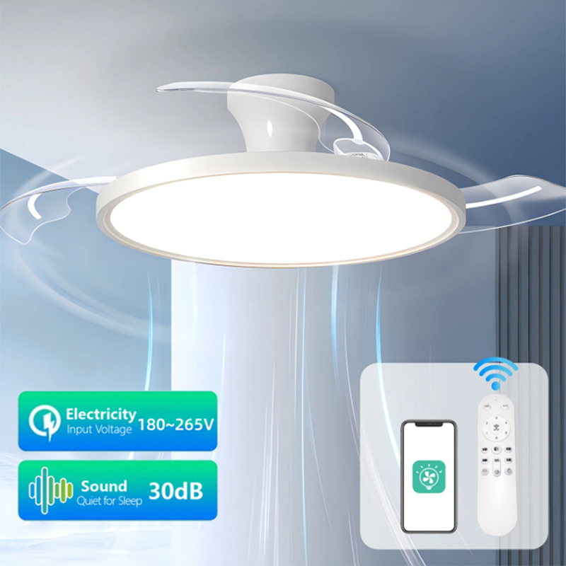 Ceiling Fan Led 3 Blade Modern - Modern Ceiling Fan Lamps Silent Invisible