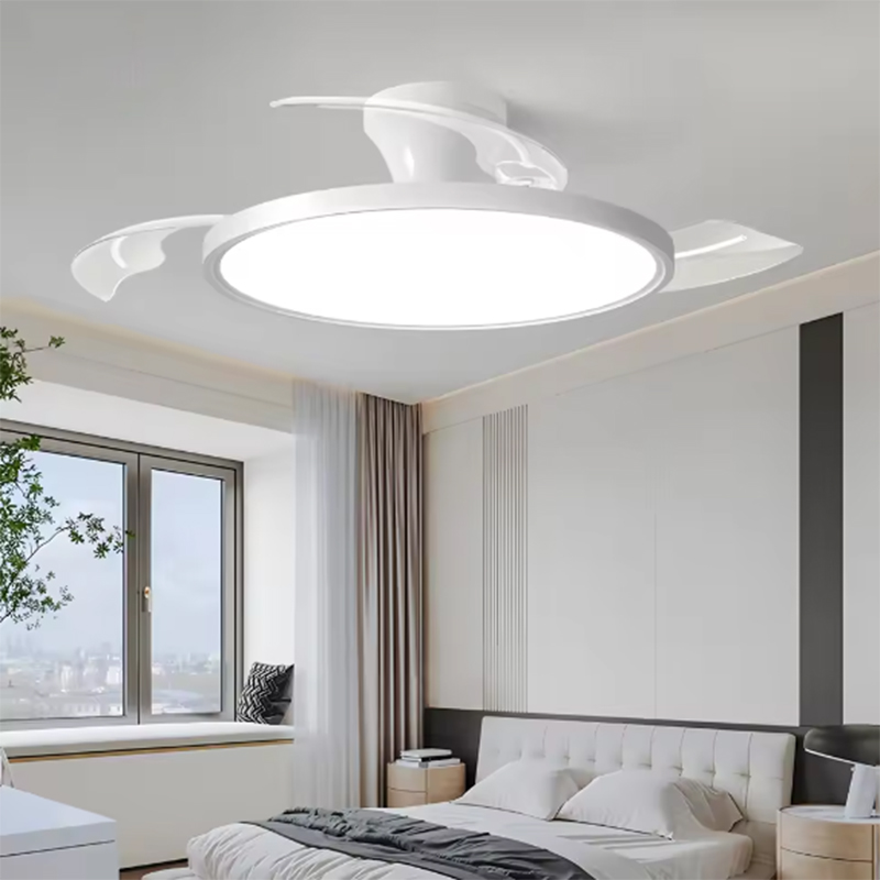 Ceiling Fan Led 3 Blade Modern - New ultra-thin chandelier fan LED Invisible