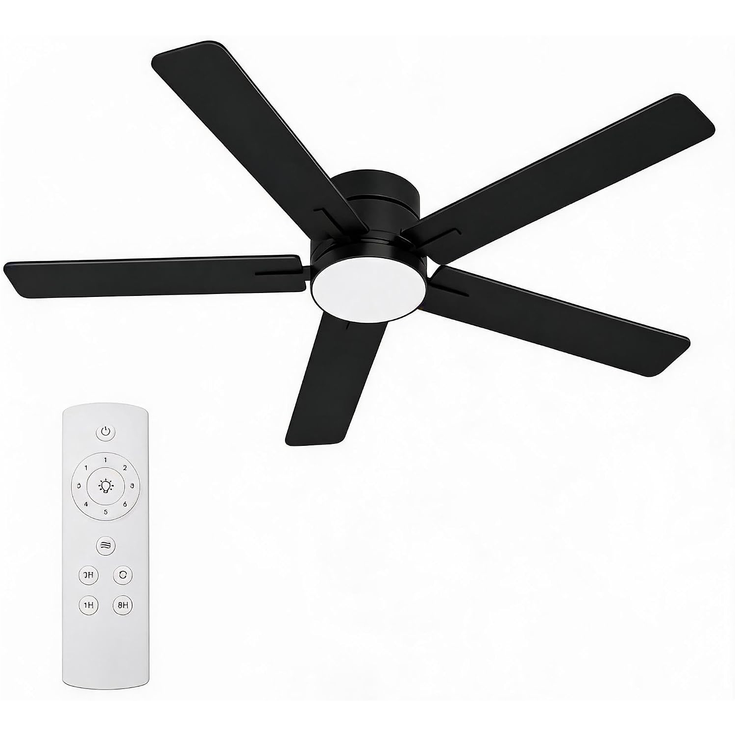 Ceiling Fan Low Profile Flush Mount - 52-Inch Low Profile Ceiling Fan with