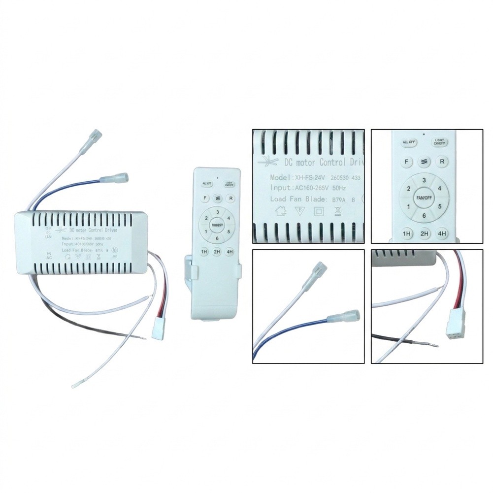 DC24V 6-Speed Ceiling Fan Remo - Ceiling Fan Light Kit Replacement review and price