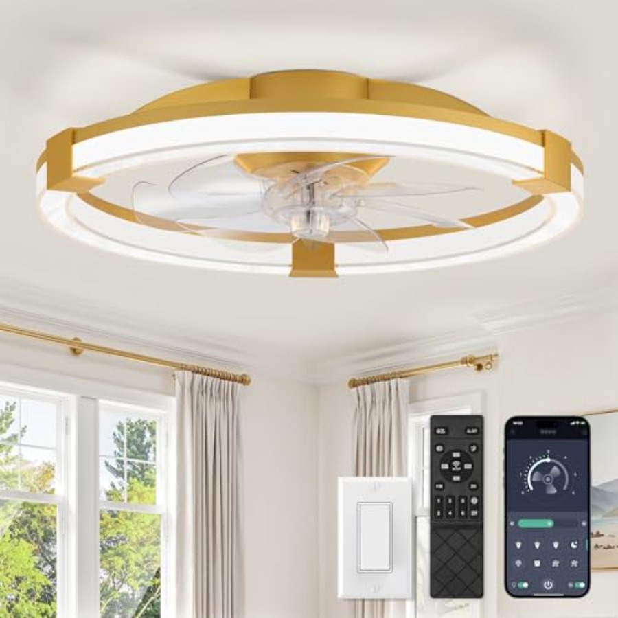 Ceiling Fans with Lights, Low  - Ceiling Fan Low Profile Flush Mount review and price