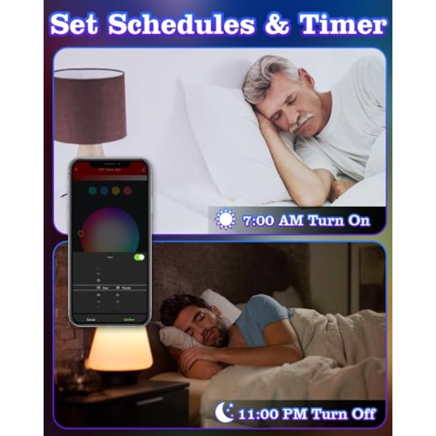 Smart Bulbs, Alexa WiFi Candel - Smart Ceiling Fan Alexa Wifi review and price