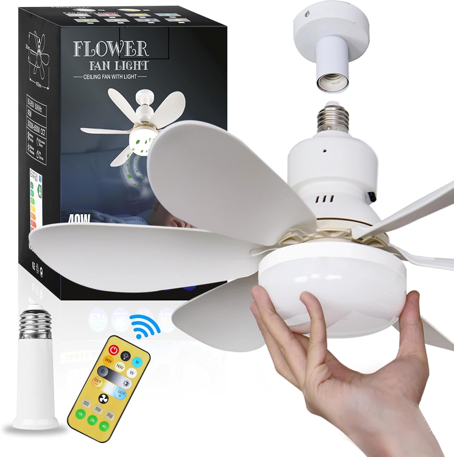 Small Ceiling Fan with Light:  - Smart Ceiling Fan With Light Remote review and price