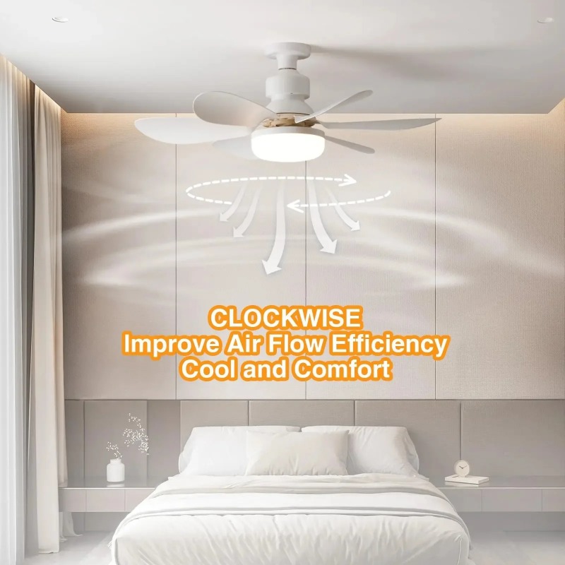 30W Ceiling Fan Light E27 with - Smart Ceiling Fan With Light Remote review and price