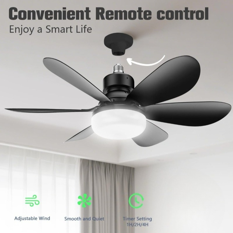 30W Ceiling Fan Light E27 with - Smart Ceiling Fan With Light Remote review and price