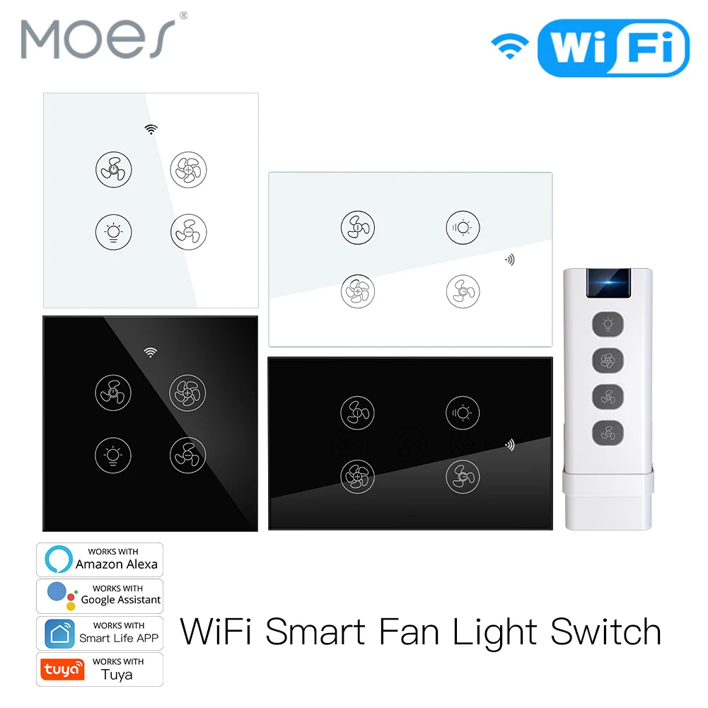 New WiFi RF Smart Ceiling Fan  - Smart Ceiling Fan Alexa Wifi review and price