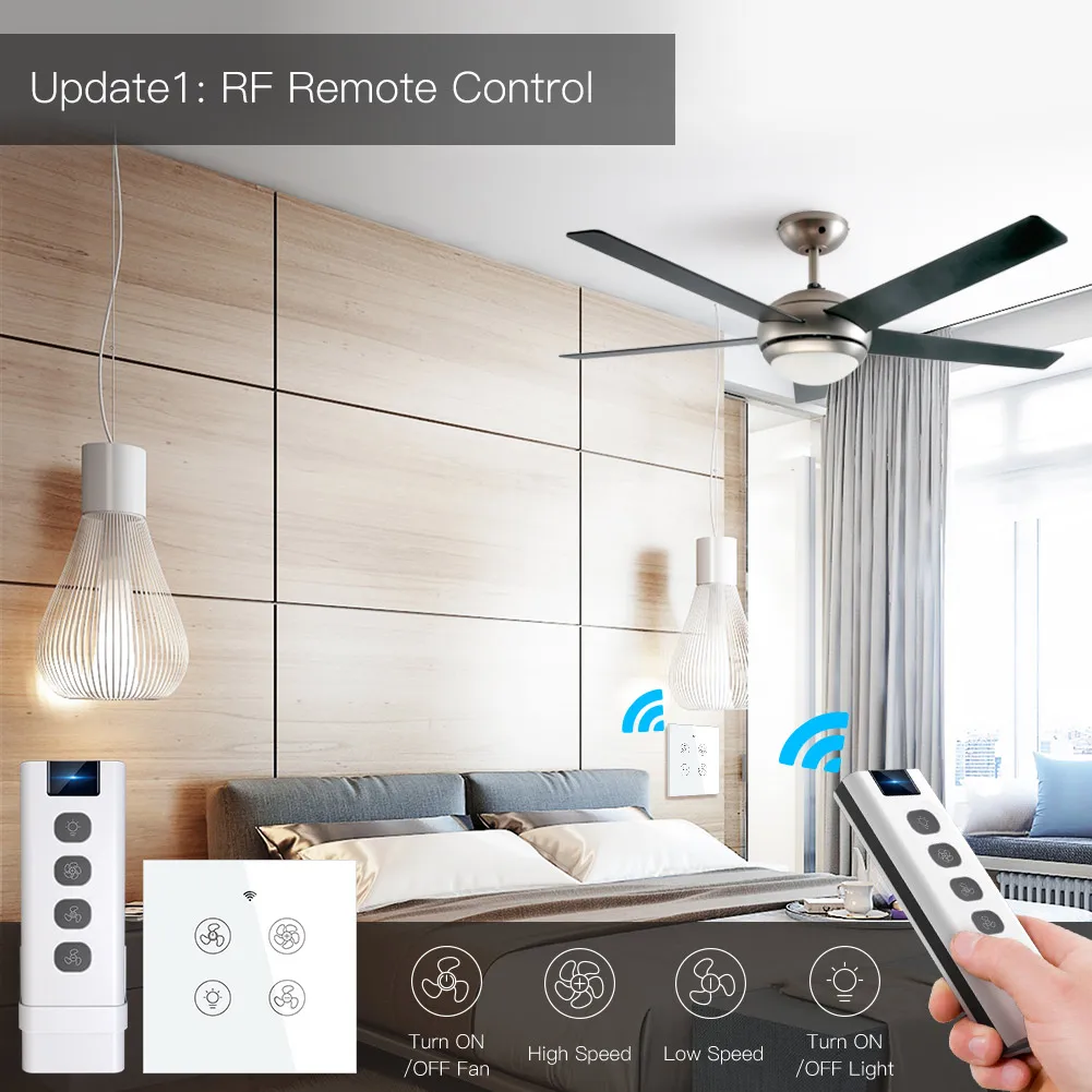 New WiFi RF Smart Ceiling Fan  - Smart Ceiling Fan Alexa Wifi review and price