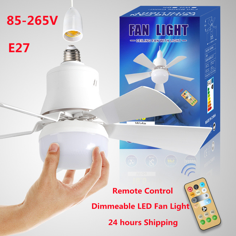 Household led Fan Light 3 Mode - Ceiling Fan Led 3 Blade Modern review and price