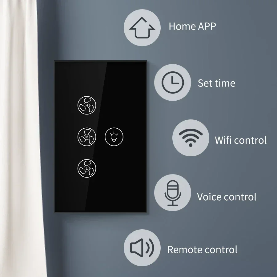 Tuya WiFi Ceiling Fan Light Sm - Smart Ceiling Fan Alexa Wifi review and price
