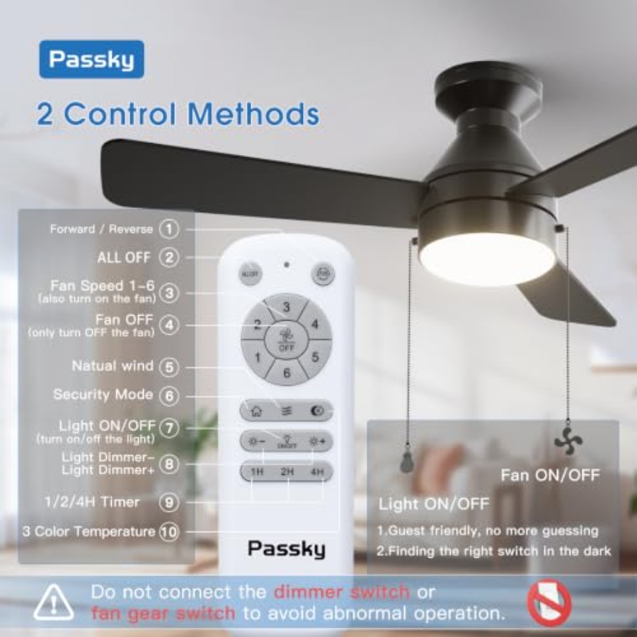 Ceiling Fans with Lights, Low  - Ceiling Fan Low Profile Flush Mount review and price