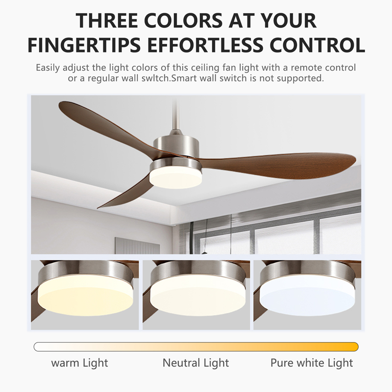36/42/52 Inch Ceiling Fan Indu - Smart Ceiling Fan With Light Remote review and price