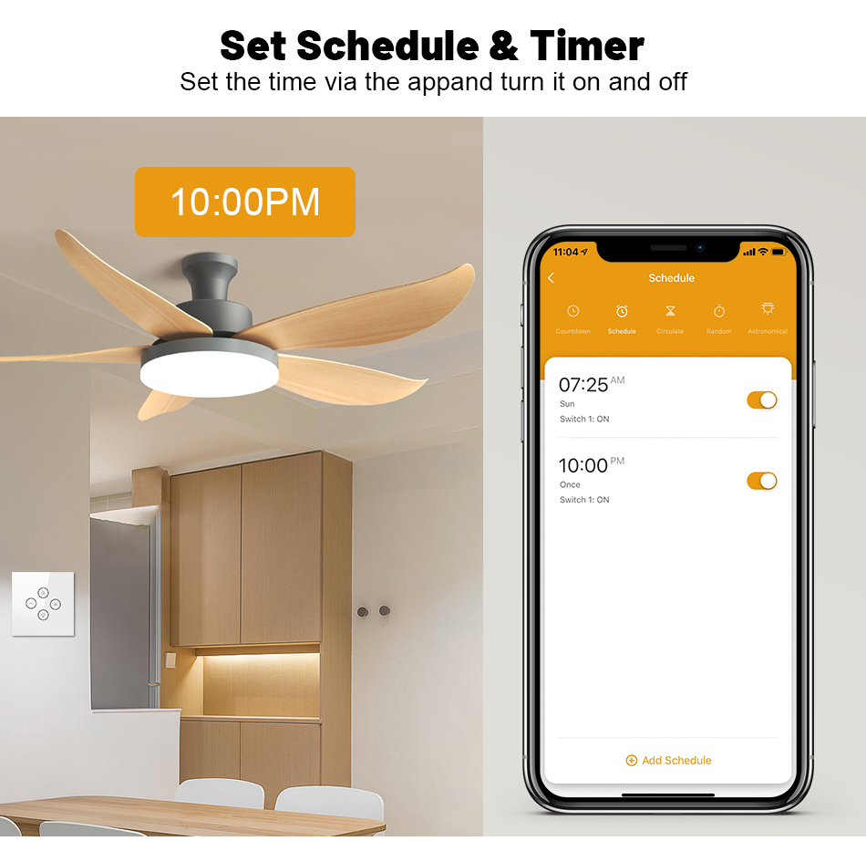Smart Wifi Fan Light Switch,US - Smart Ceiling Fan Alexa Wifi review and price