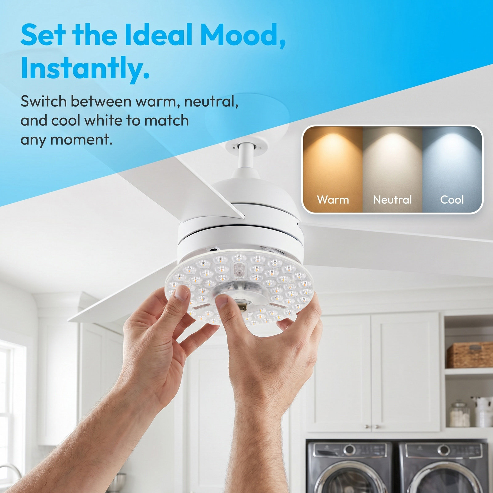LED Ceiling Fan Light Retrofit - Ceiling Fan Light Kit Replacement review and price