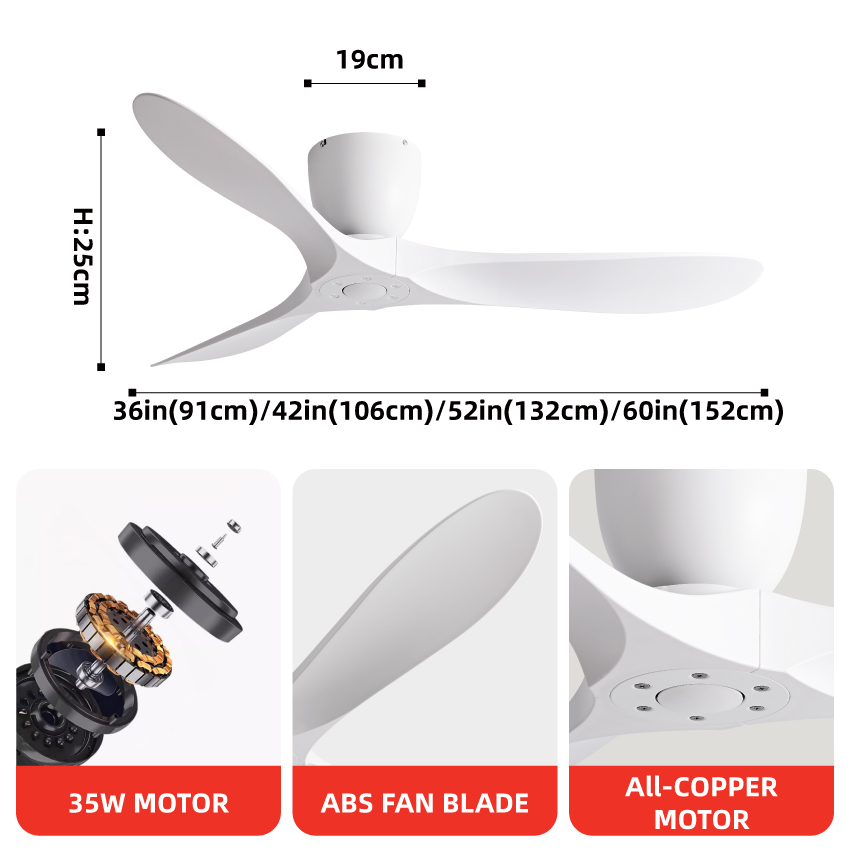 FUMANJIA Ceiling Fan 36/42/52/ - Ceiling Fan Dc Motor 52 Inch review and price
