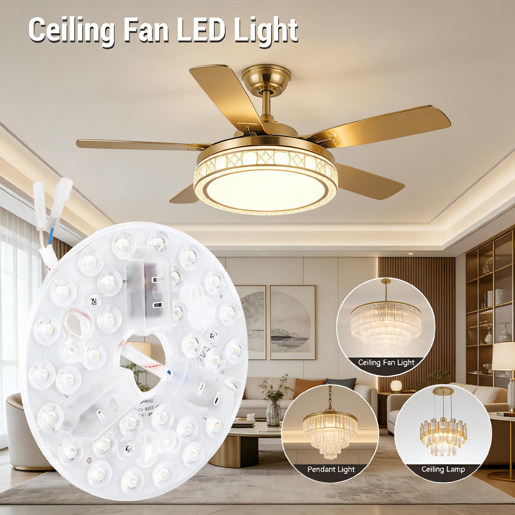 LED Ceiling Fan Light Source K - Ceiling Fan Light Kit Replacement review and price