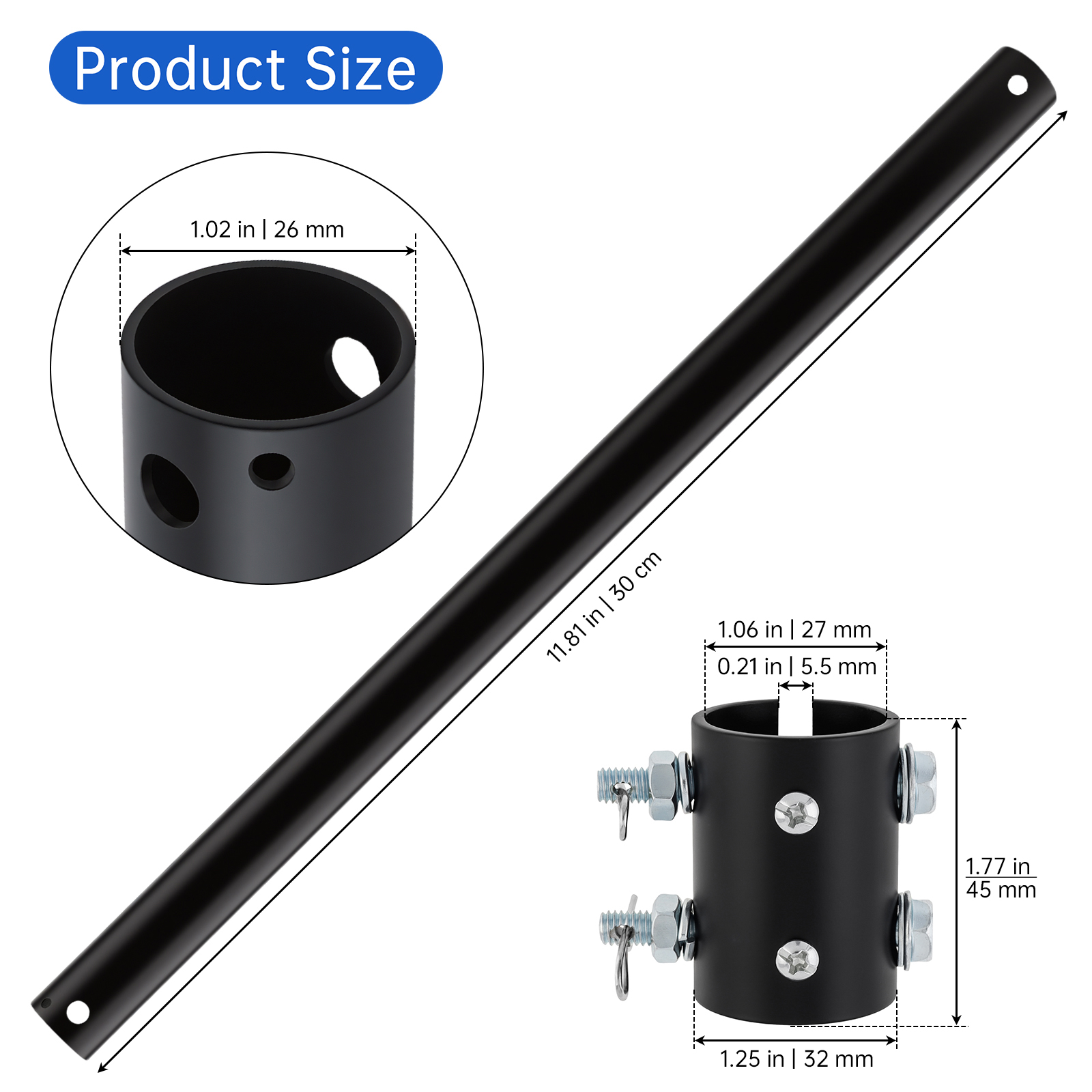 12Inch / 24Inch Ceiling Fan Do - Ceiling Fan Downrod 24 Inch review and price