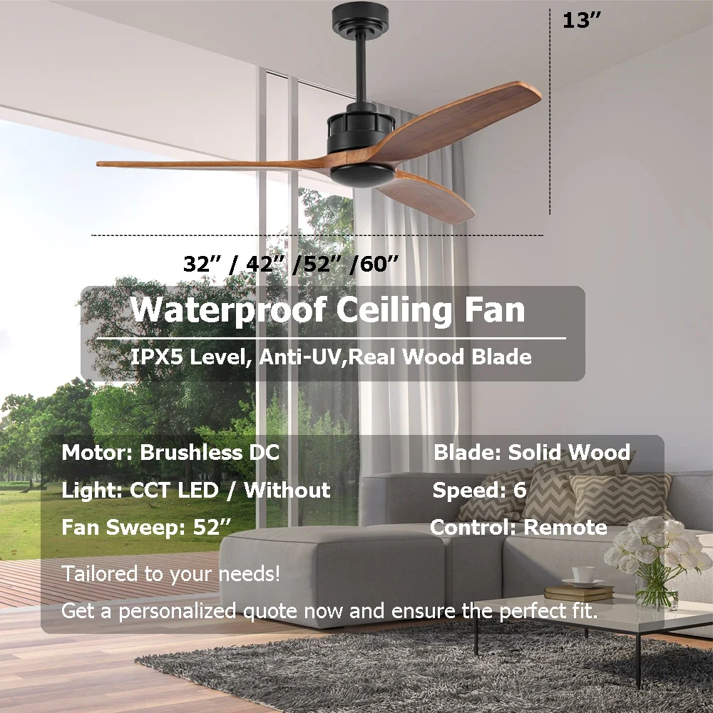 Gold Seller Stylish High Quali - Ceiling Fan Outdoor Damp Rated review and price