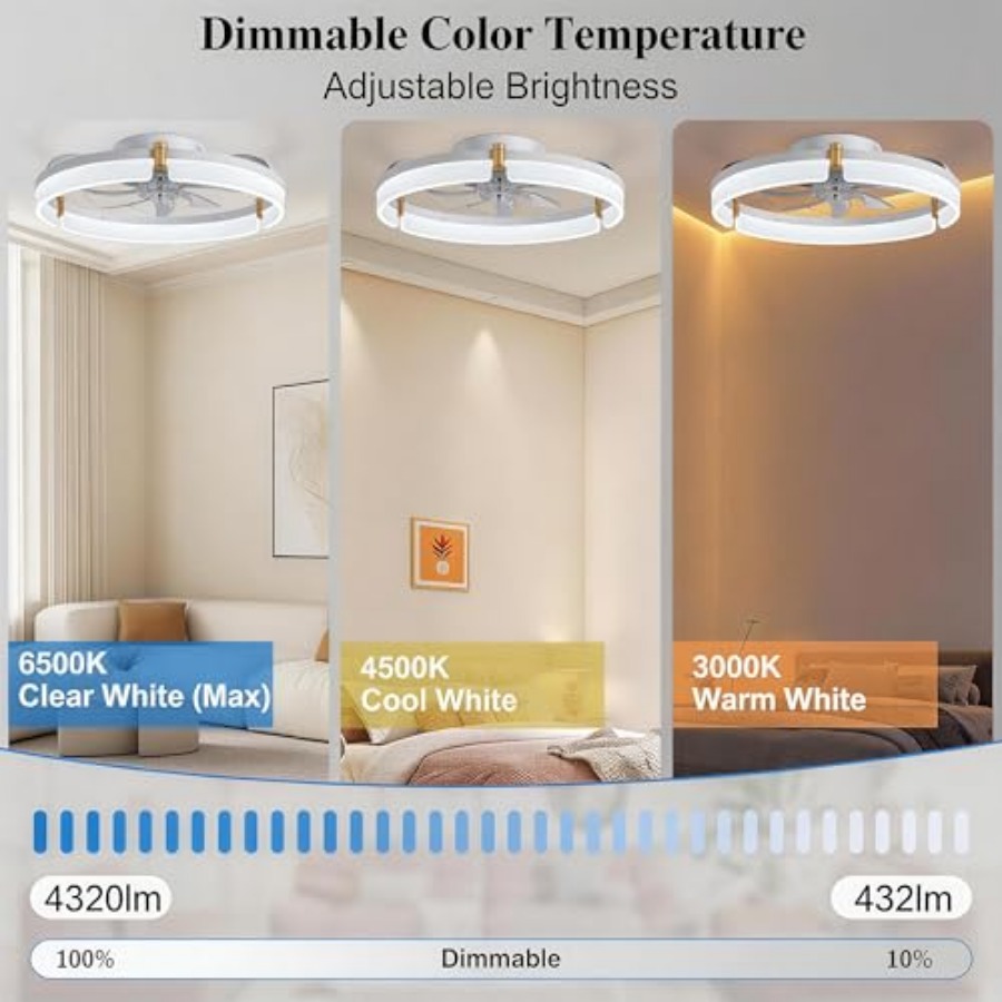Ceiling Fans with Lights and R - Ceiling Fan Low Profile Flush Mount review and price