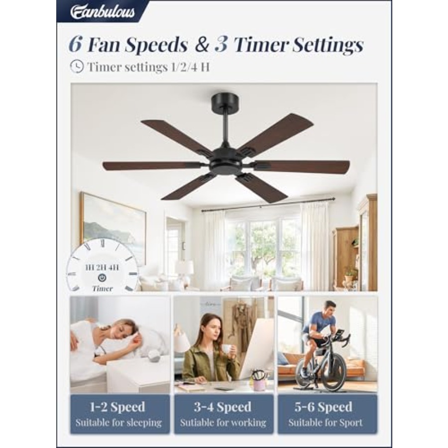 52 Inch Ceiling Fans No Light  - Ceiling Fan Dc Motor 52 Inch review and price
