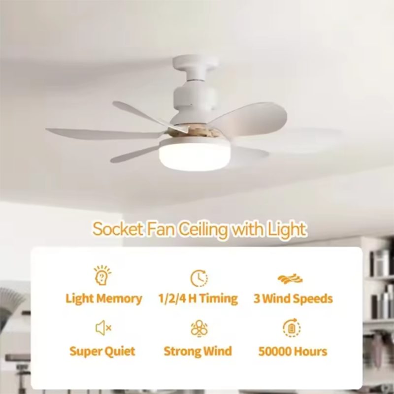 2026 New E26/E27 Screw Mount F - Smart Ceiling Fan With Light Remote review and price