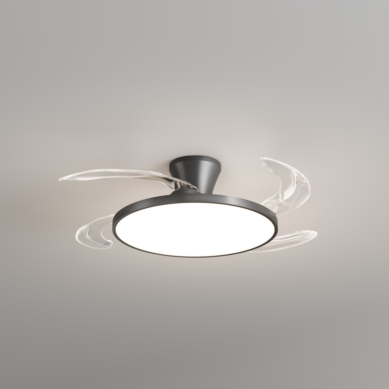 New Ultra-Thin Chandelier Fan  - Ceiling Fan Led 3 Blade Modern review and price