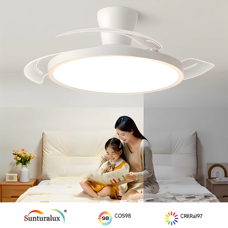 Modern Ceiling Fan Lamps Silen - Ceiling Fan Led 3 Blade Modern review and price