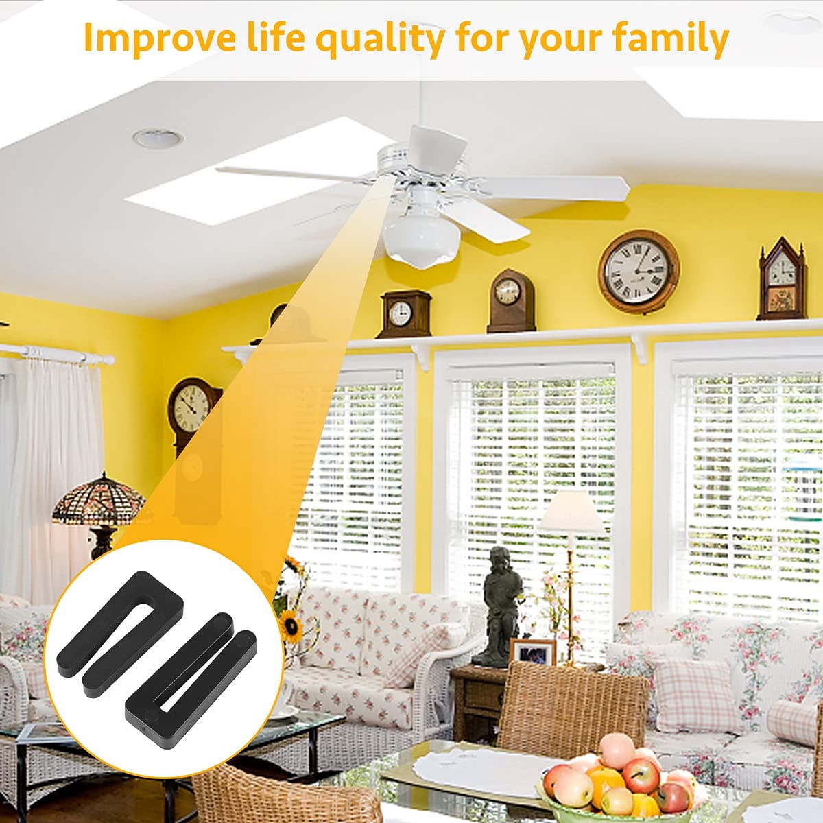 A006-8 Sets Ceiling Fan Blade  - Ceiling Fan Blade Balancing Kit review and price