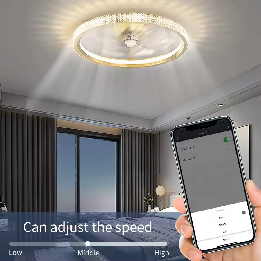 Tuya Wifi Fan Ceiling Fan Smar - Smart Ceiling Fan Alexa Wifi review and price