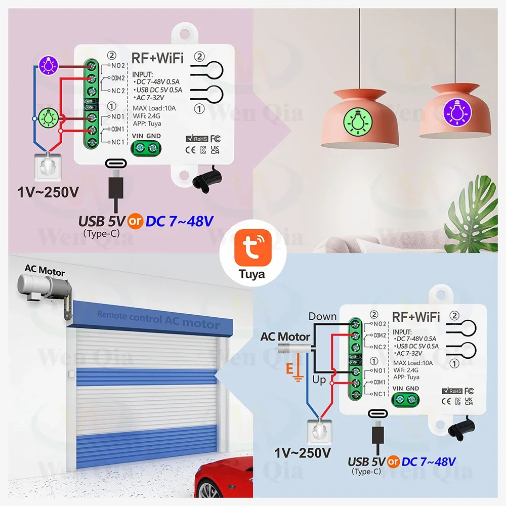 2CH Smart Light Switch Tuya,Wi - Smart Ceiling Fan Alexa Wifi review and price