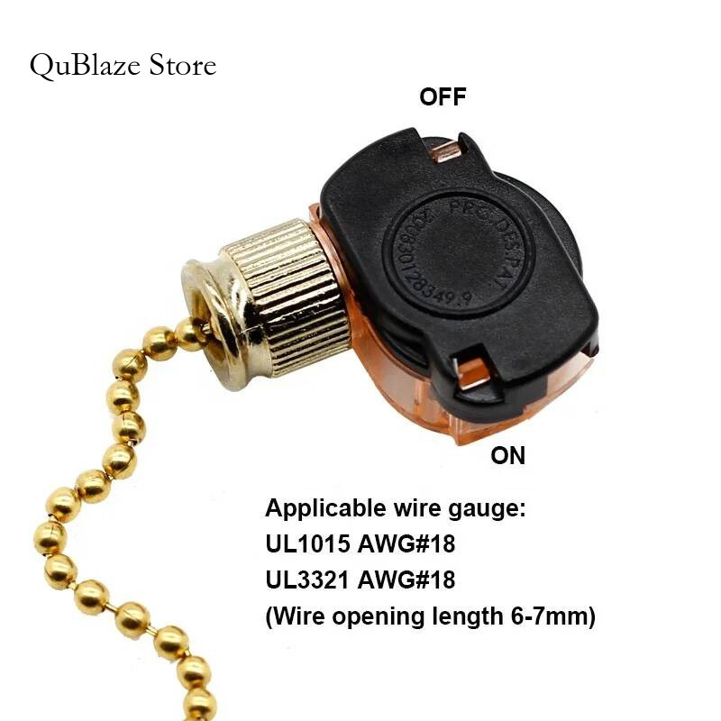 E87438 303 ON OFF 2 Position 3 - Ceiling Fan Pull Chain Switch review and price
