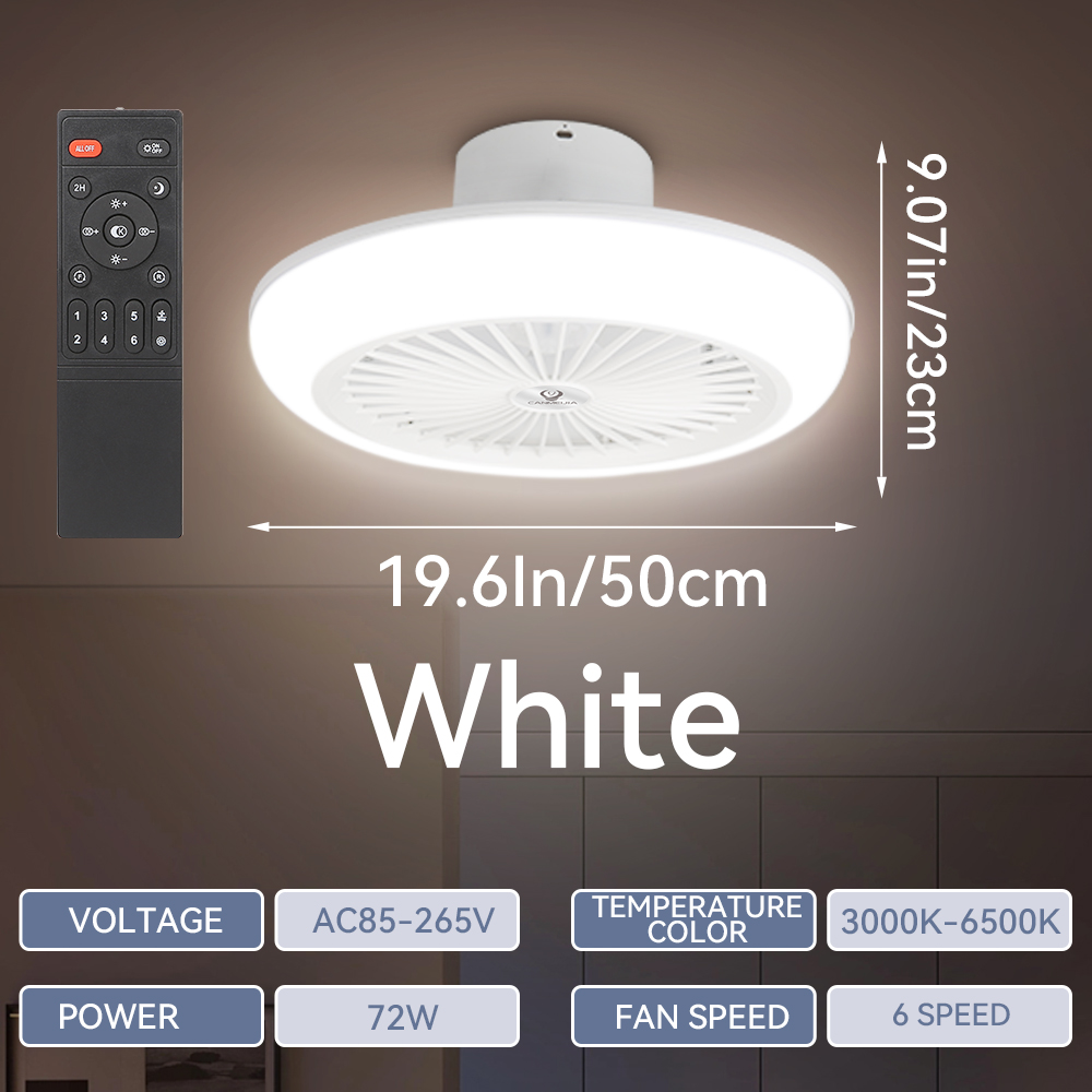 72W Ceiling Fan Ceiling Light  - Smart Ceiling Fan With Light Remote review and price