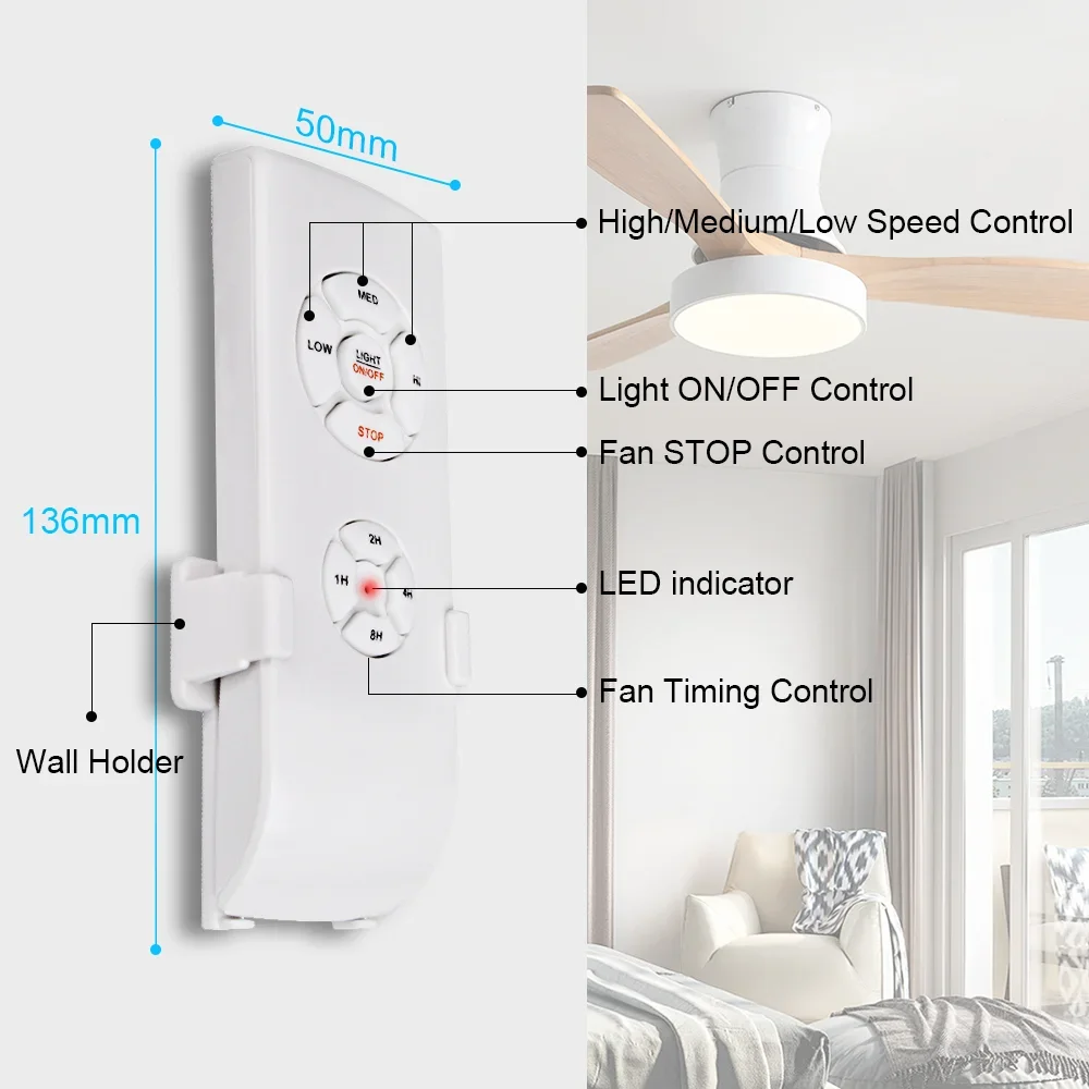 EWelink WiFi Ceiling Fan Lamp  - Ceiling Fan With Remote Control Reversible review and price