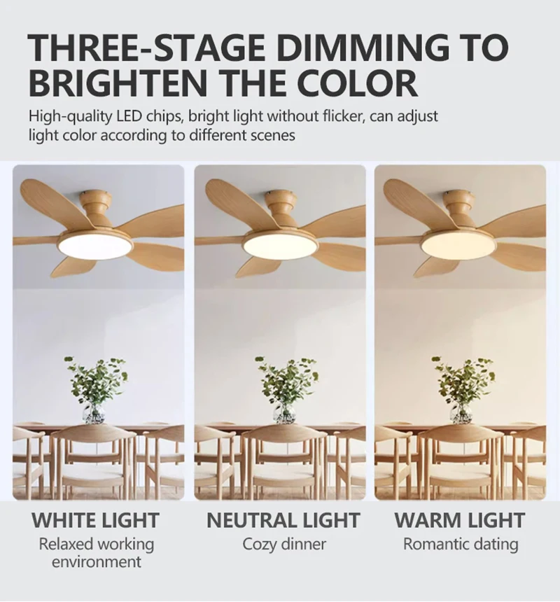42/52inch Modern LED 60W Low F - Ceiling Fan Dc Motor 52 Inch review and price