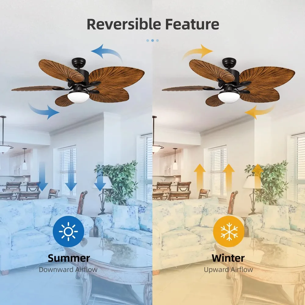 52 Inch Tropical Style Ceiling - Ceiling Fan Dc Motor 52 Inch review and price