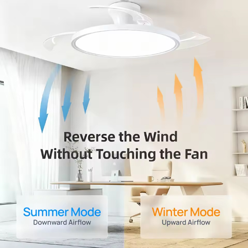 New ultra-thin chandelier fan  - Ceiling Fan Led 3 Blade Modern review and price