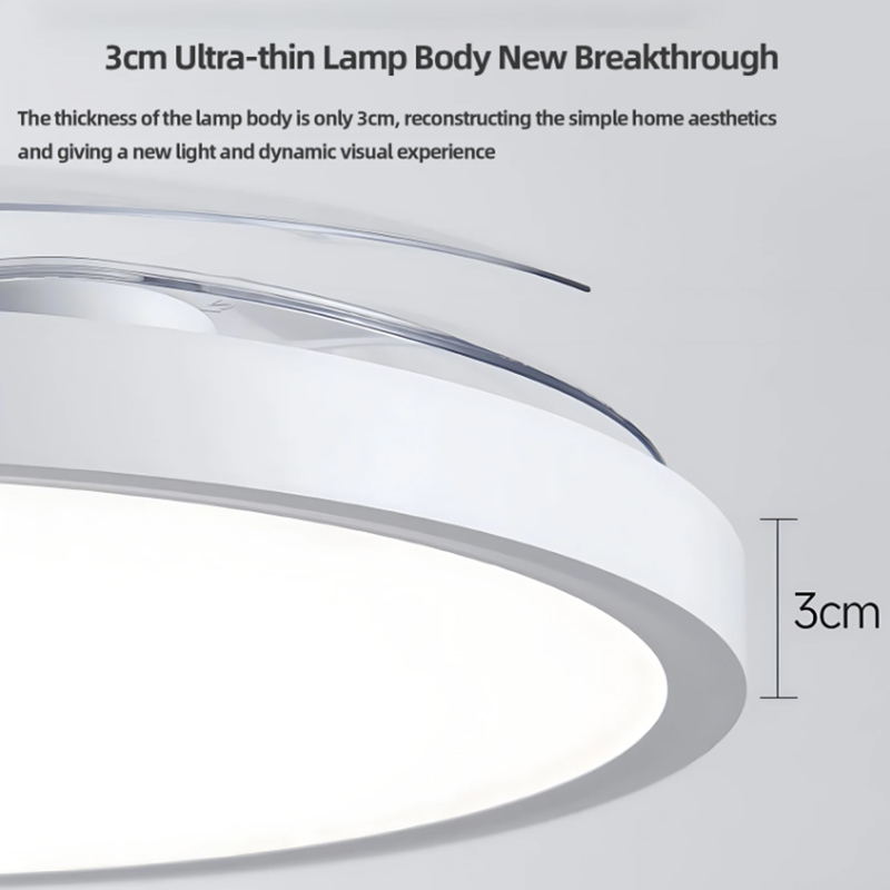 New ultra-thin chandelier fan  - Ceiling Fan Led 3 Blade Modern review and price