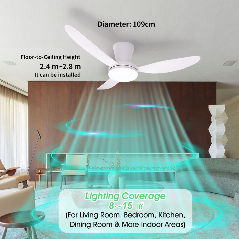 MARPOU Simple Ceiling Fans Wit - Ceiling Fan Led 3 Blade Modern review and price