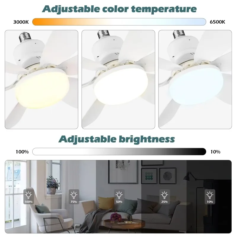 30W/40W Ceiling Fan with Remot - Smart Ceiling Fan With Light Remote review and price